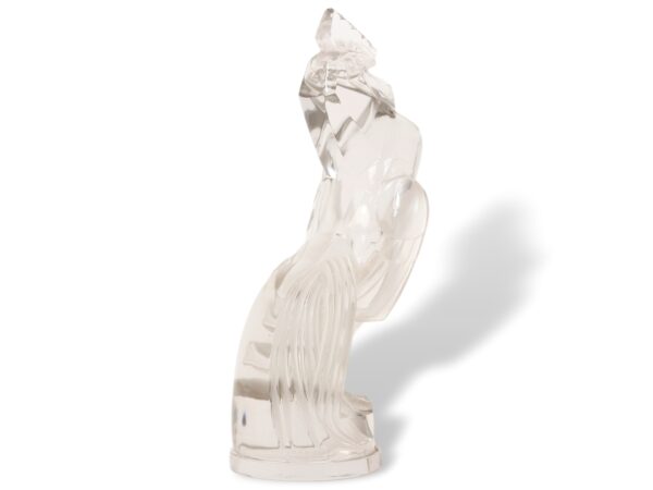 Side profile of the Rene Lalique Coq Houdan Car Mascot