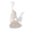 Side of the Rene Lalique Tete De Paon Car Mascot
