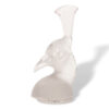 Side of the Rene Lalique Tete De Paon Car Mascot