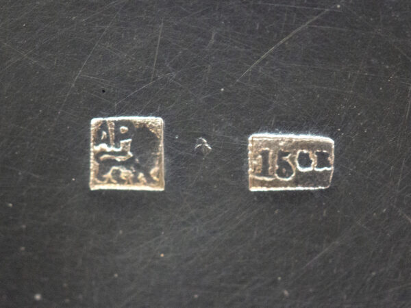 Close up of the hallmarks