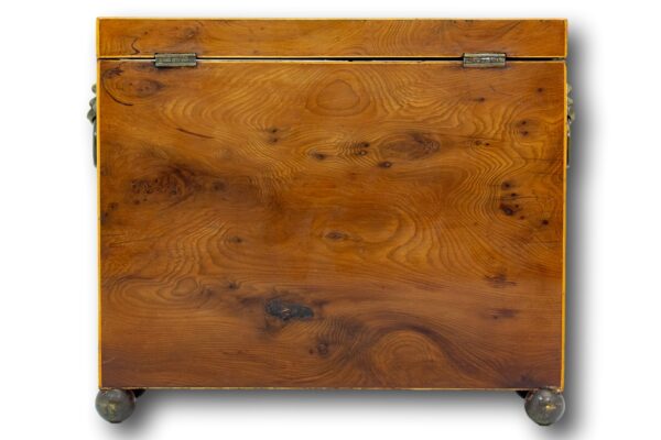 Rear of the Tunbridge Ware Sewing Box