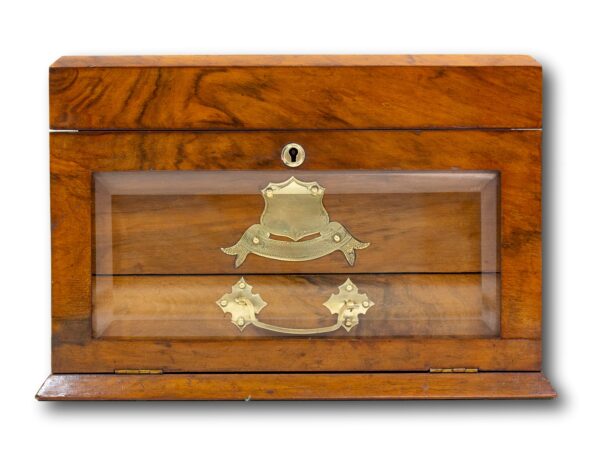 Front of the Walnut Jewellery Box