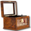Walnut Jewellery Box with the Lid up