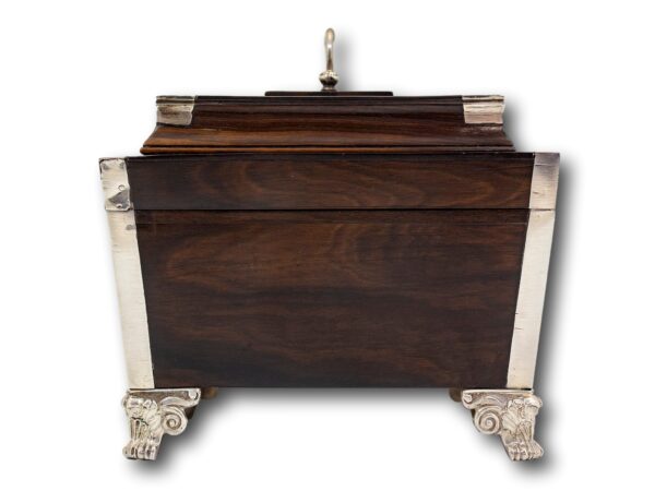 Side of the Anglo Indian Sewing Box