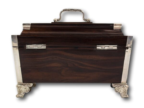 Rear of the Anglo Indian Sewing Box