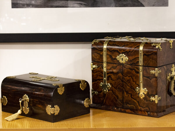 Jewellery Box in a decorative setting for scale