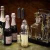 Cocktail Shaker in a decorative collectors setting for scale