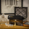 Coromandel Jewellery Box in a decorative useable setting to see scale