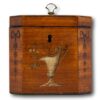 Front of the Georgian Painted Tea Caddy