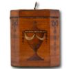 Side of the Georgian Painted Tea Caddy