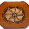 Top of the Georgian Painted Tea Caddy