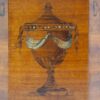 Close up of the urn on the side