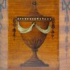 Close up of the urn on the side