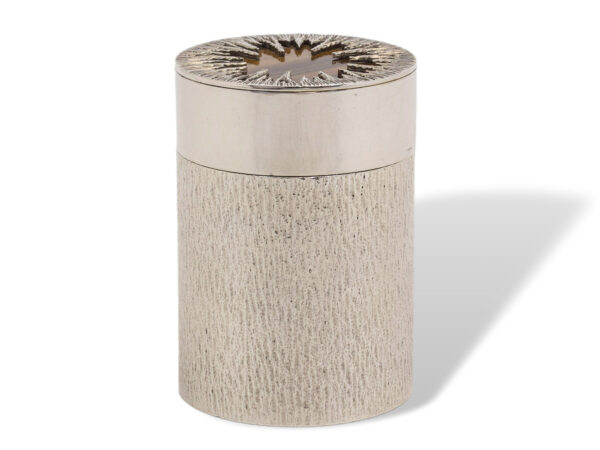 Rear of the Sterling Silver Mappin and Webb Cigarette Canister