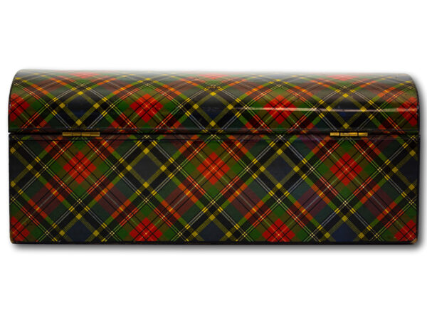 Rear of the Scottish Tartanware Box