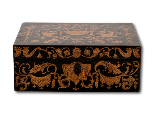 Front of the Regency Penwork Box