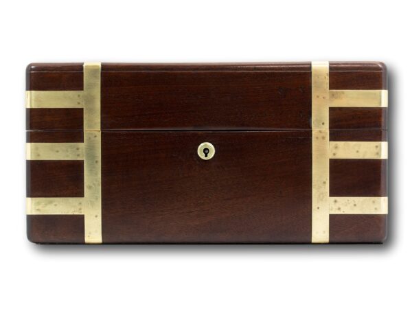 Front of the Georgian Mahogany Jewellery Box