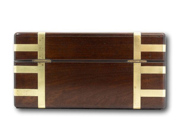 Rear of the Georgian Mahogany Jewellery Box