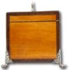 Side of the Georgian Satinwood Tea Chest