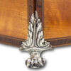 Close up of the Silver decorative feet