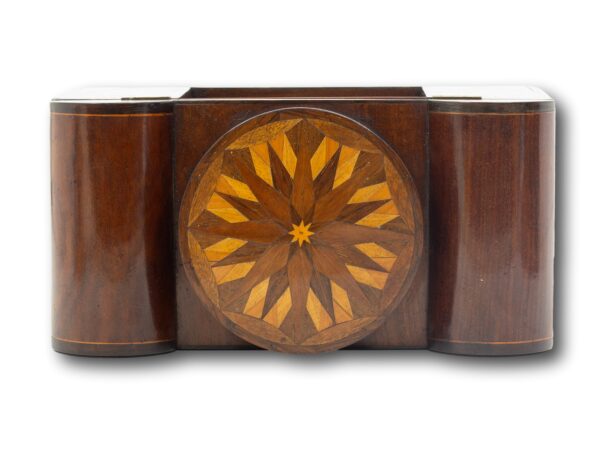 Top Profile of the Marquetry Tea Caddy