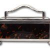 Side profile of the Silver & Tortoiseshell Humidor