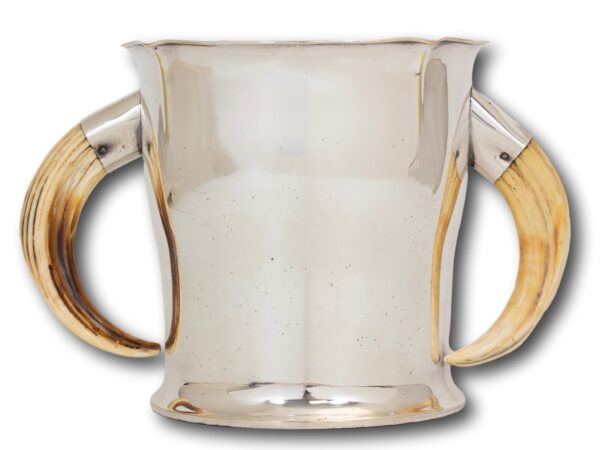 Rear of the Silverplate Boar Tusk Champagne Bucket