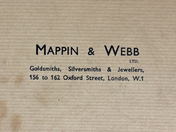 Close up of the manufacture and retailer mark