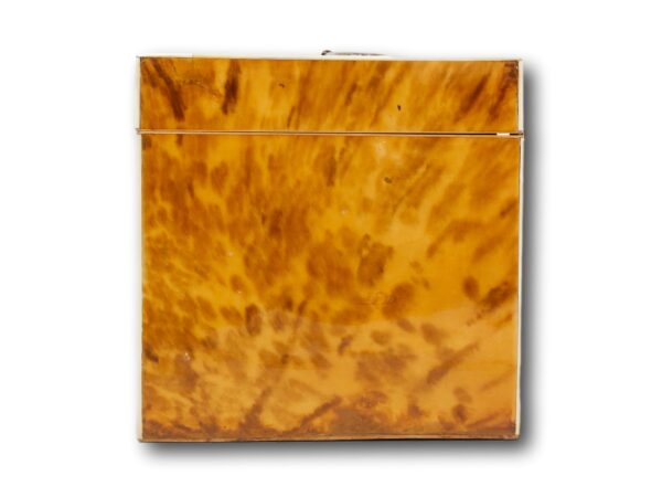 Side of the Blonde Tortoiseshell Tea Chest