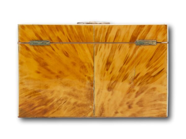 Rear of the Blonde Tortoiseshell Tea Chest