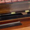 View of the pen trays removed
