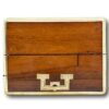 Side of the Large Rosewood Trifold Writing Slope