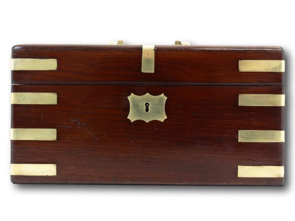 Front of the Mahogany Jewellery Box