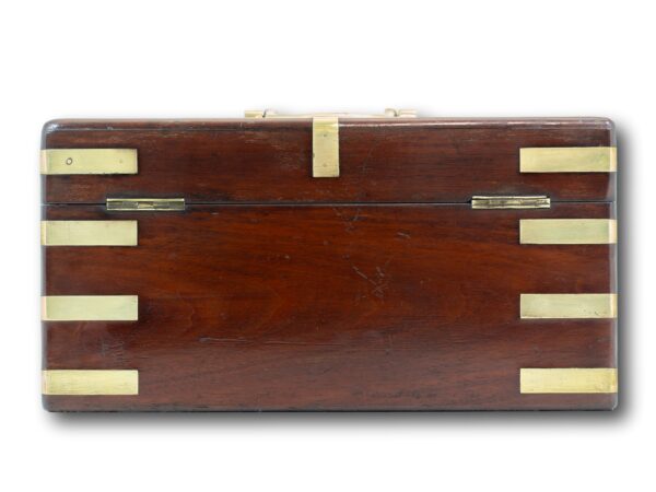 Rear of the Mahogany Jewellery Box