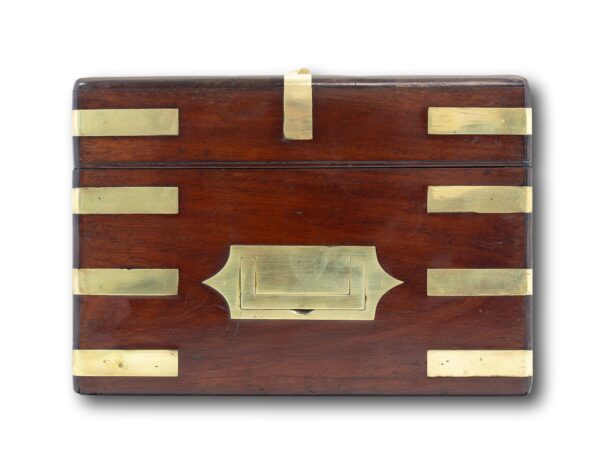 Side of the Mahogany Jewellery Box