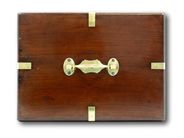 Top of the Mahogany Jewellery Box