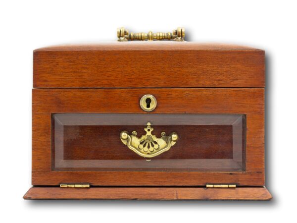 Front of the Mahogany Jewellery Box