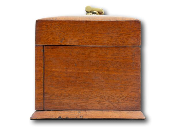 Side of the Mahogany Jewellery Box