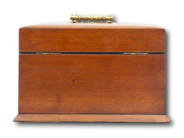 Rear of the Mahogany Jewellery Box