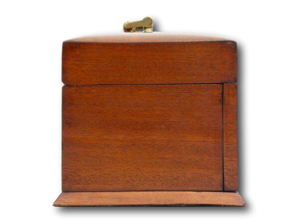 Side of the Mahogany Jewellery Box