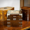 Rosewood Karlsbad Tea Caddy in a decorative collectors setting