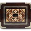 Top of the Rosewood Karlsbad Tea Caddy