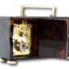 Rear of the Tortoiseshell Desk Clock with the rear door open