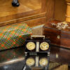 Tortoiseshell Desk Clock in a decorative collectors setting