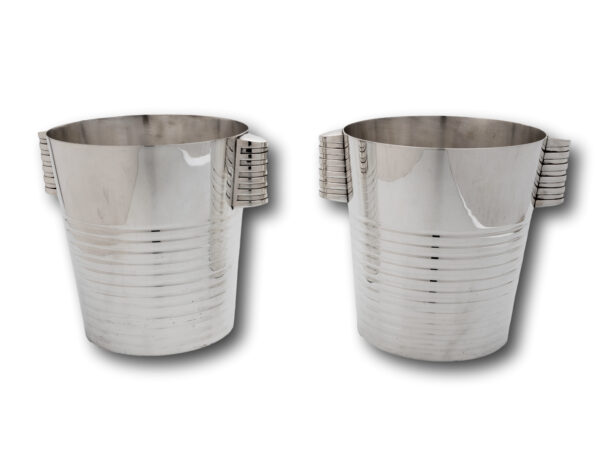 Overview of the Luc Lanel Christofle Champagne Buckets