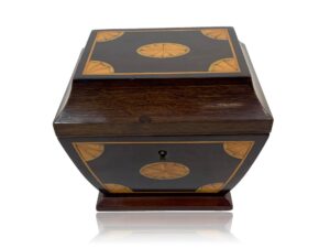 Overview of the Edwardian Sarcophagus Tea Caddy