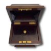 Edwardian Sarcophagus Tea Caddy with the lid open