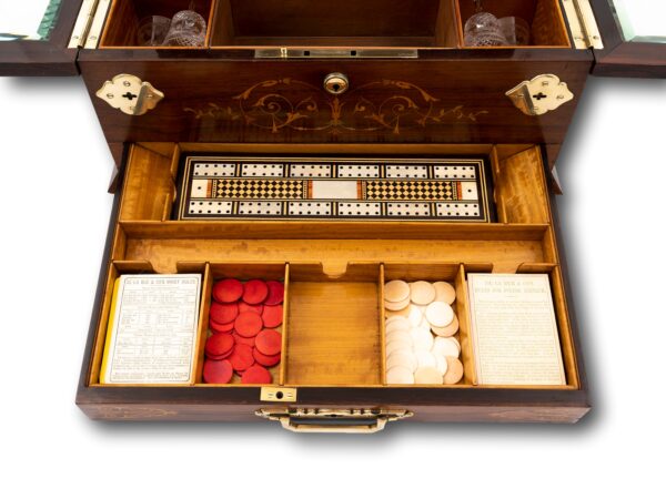 Close of the Humidor Games Box Compendium games box drawer
