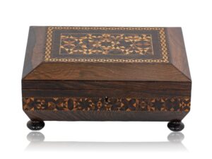 Overview of the Tunbridge Ware Sewing Box