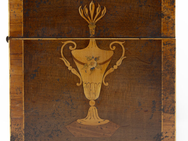 Close up of the inlaid decoration